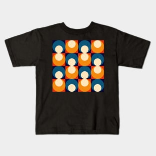 mid century seventies geometrical pattern Kids T-Shirt